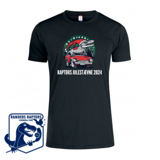 Randers Raptors Julestævne T-shirt - Basic-T sort